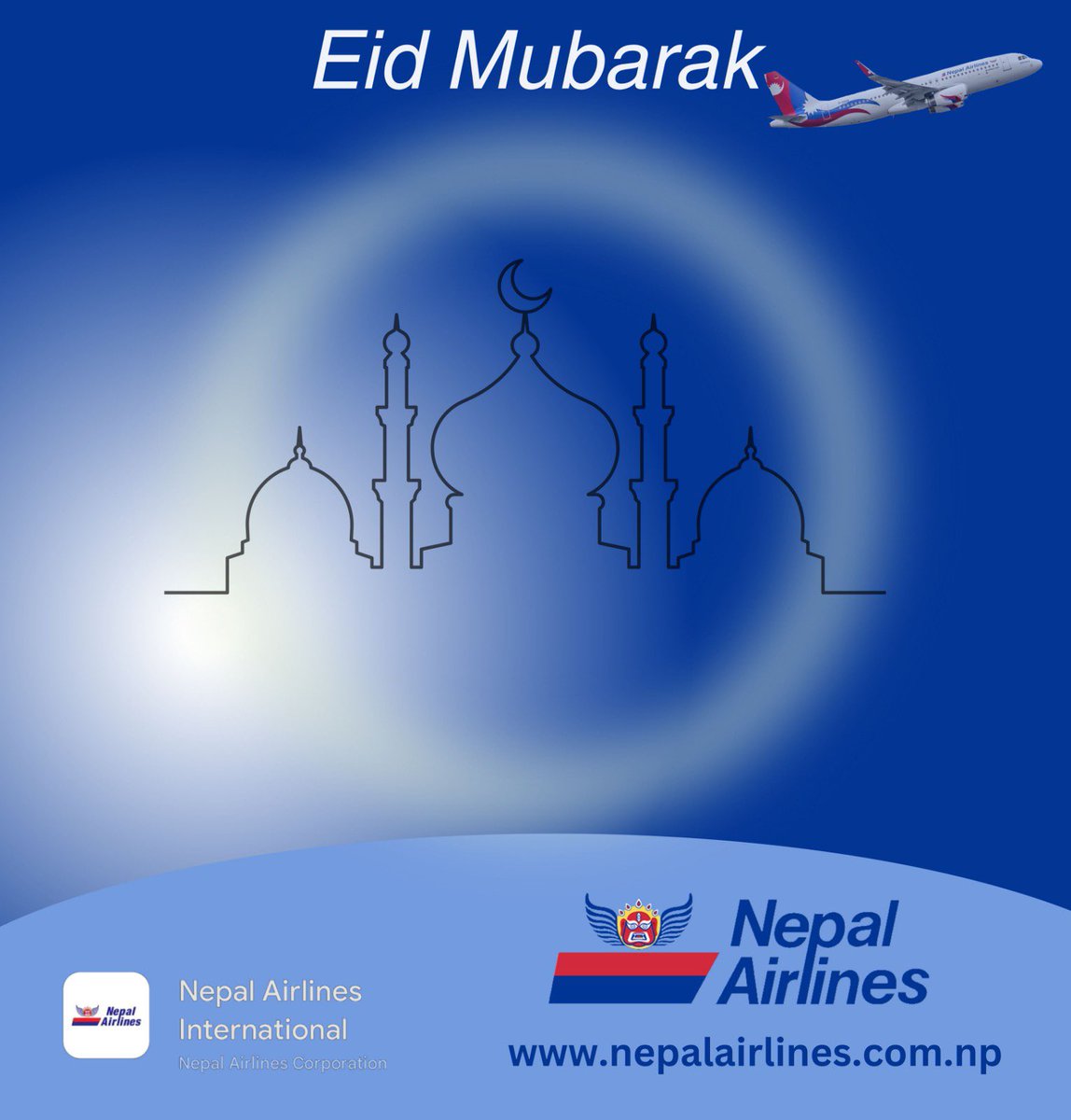 Eid Mubarak #NepalAirlinesRA #EidMubarak