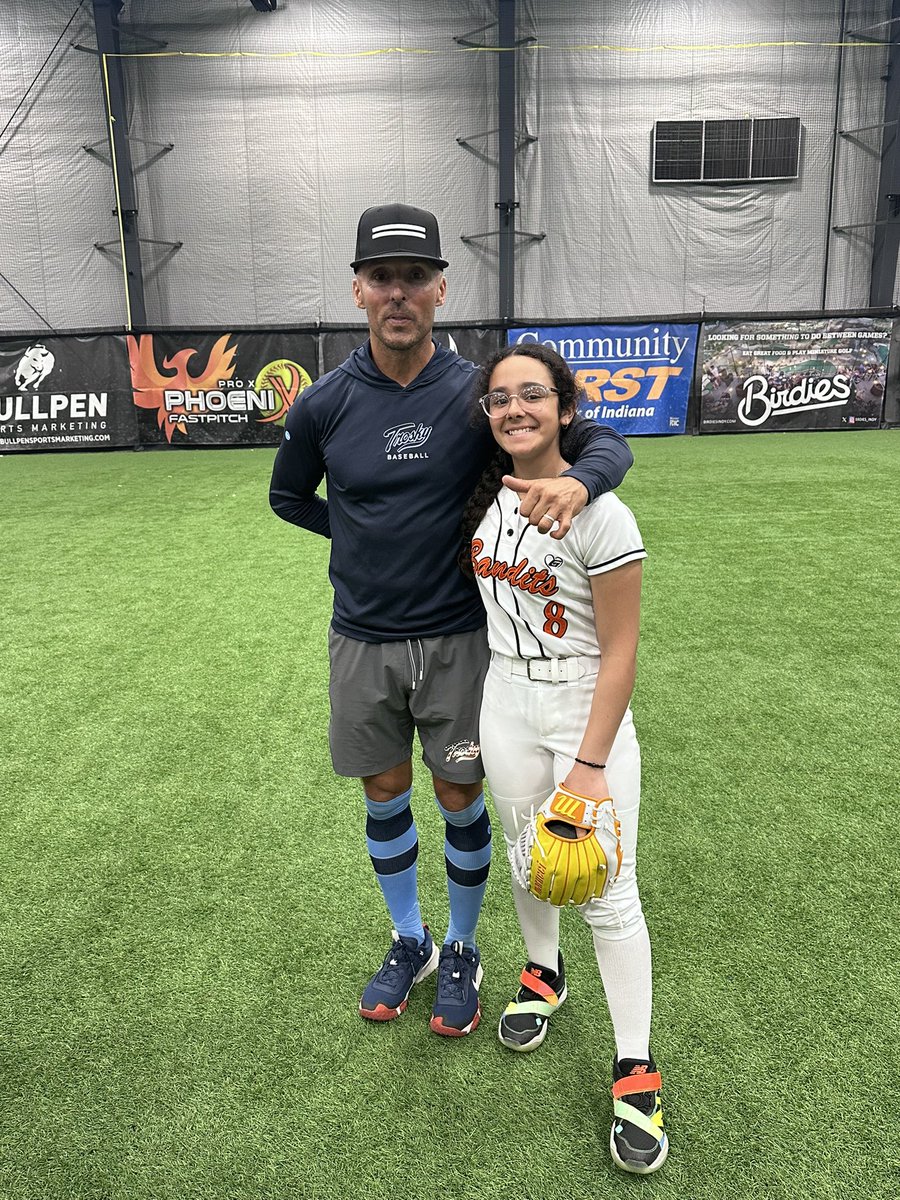 Love @NateTrosky Camps! Thanks for having me! Another step in getting ready for HPP National eval. 

✅Better than I was yesterday

#softball #fastpitch