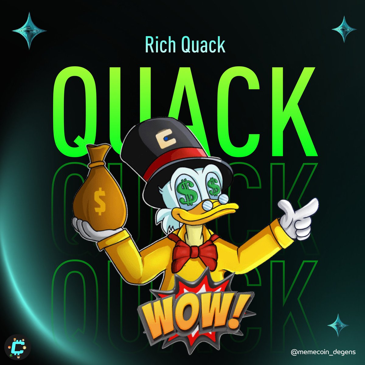 📢 New Listing - $QUACK @richquack will be listed on @bitgetglobal with 4,000,000,000,000 $QUACK up for grabs! 🔹Deposit: opened 🔹Trading starts: April 12, 11:00 AM (UTC)