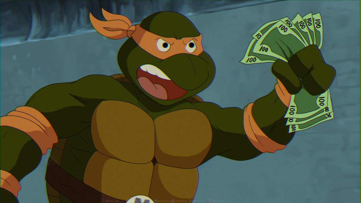 ✨Teenage Mutant Ninja Turtles X Shut Up and Take My Money Futurama Meme✨
