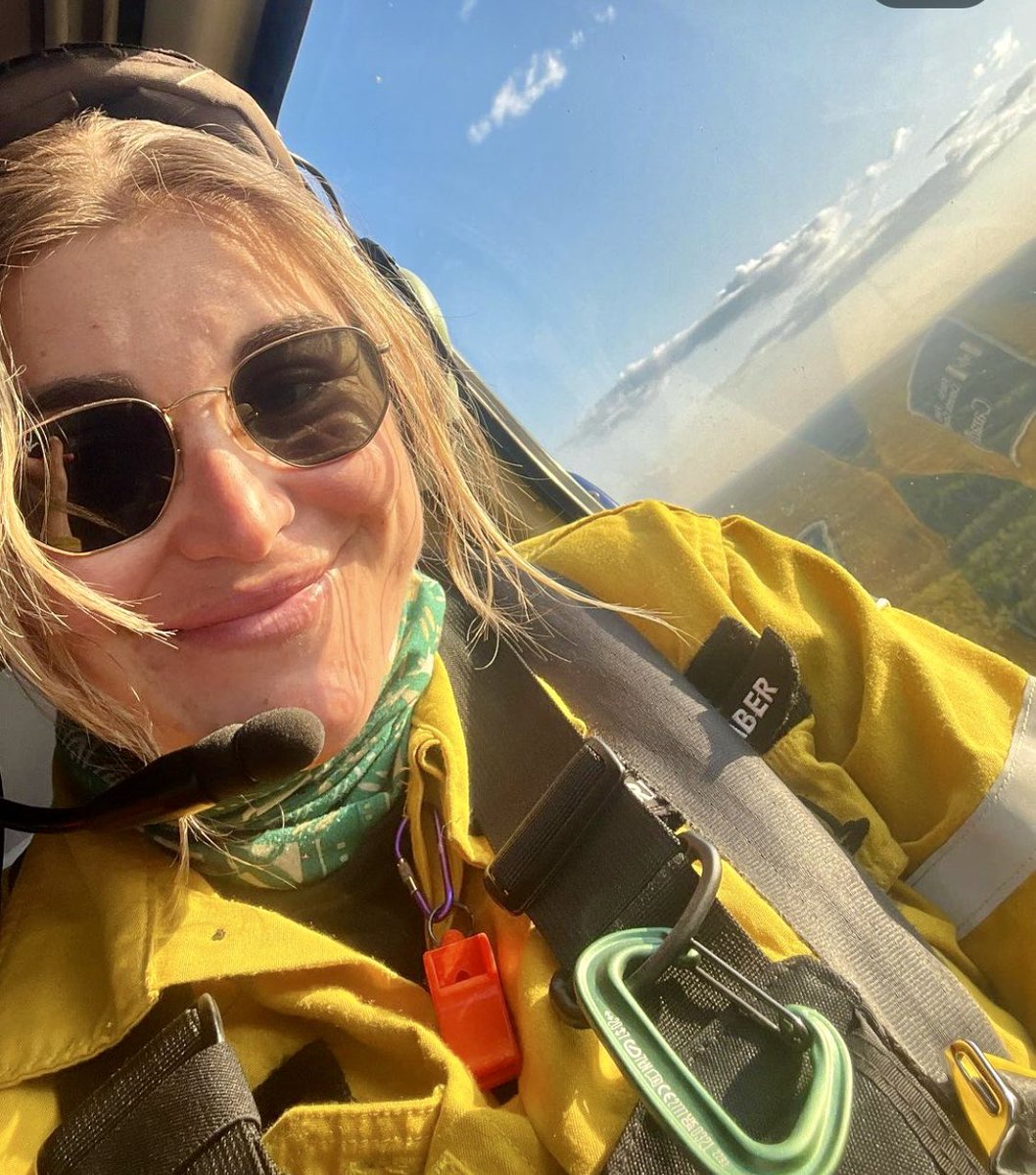 And here she goes again. Best of luck @SophiaXhekaj in Northwest Territories. U are amazing human and we couldn’t be more proud of you. Keep those fires 🔥 under control baby girl ❤️❤️❤️ #wildfires #firefighters #strongwomen