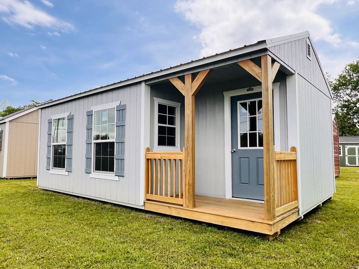 14 x 24 Side cabin for more information call Laurie 903-576-7541 w5portablebuildings.com