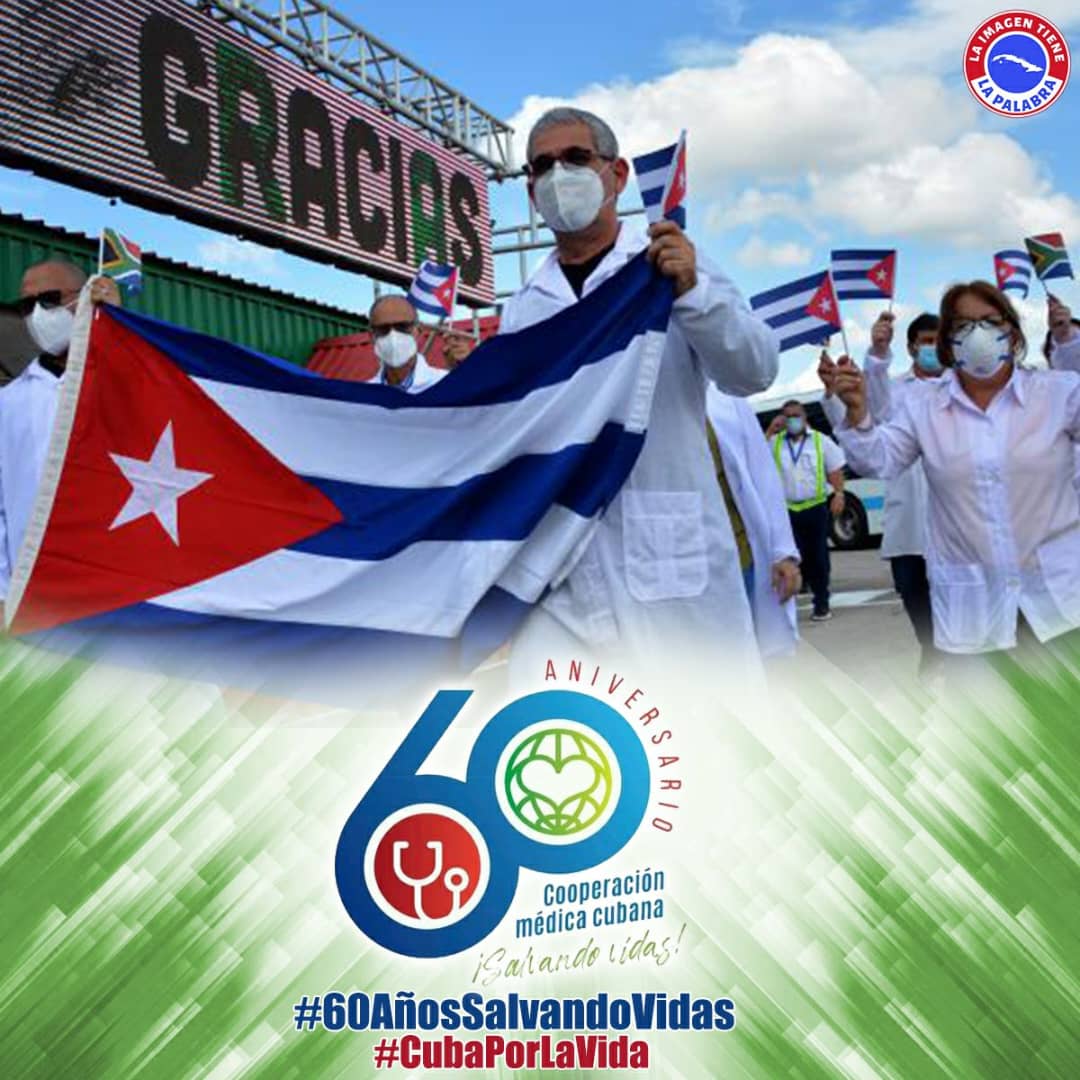 Misión Medica Cubana
#60AñosSalvandoVidas 
#UnidosVenceremos 
#UnidosXCuba 
#CubaCoopera