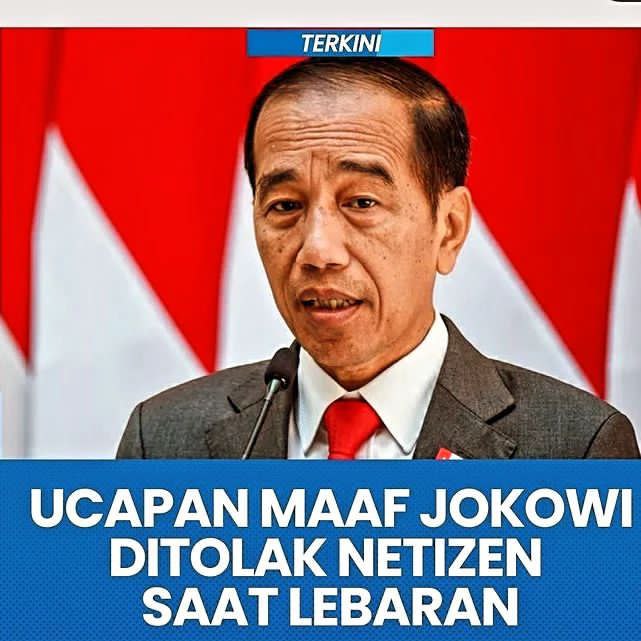 PngAdilnR4kyt's tweet photo. UCAPAN MAAF JOKOWI DITOLAK NETIZEN SAAT LEBARAN...

KASIHAN BANGET LO WIE JADI MANUSIA, MAKANYA JANGAN BELAGU KARENA DIATAS LANGIT TUH MASIH ADA LANGIT....‼️

#JokowiBinasakanDemokrasi
#JokowiBinasakanDemokrasi
🆘🆗 https://t.co/9ChWWos4px