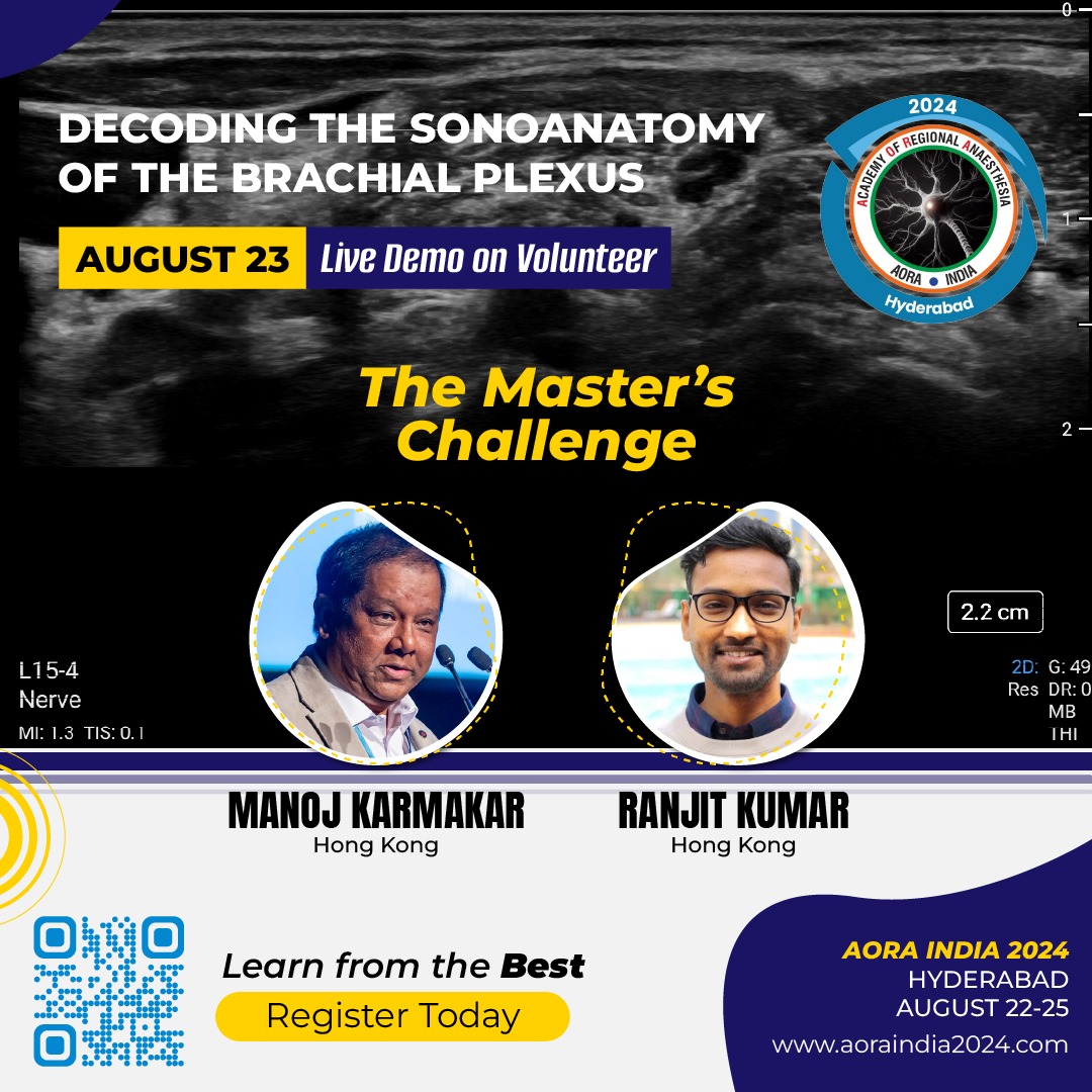 #AORA24 learn from the masters the SUIT technique for decoding various neural elements of Brachial plexus at the RA congress of 🇮🇳.. @DrRiteshRoy1 @anesthetix @Sivakumar_SRK @nehapadhi @pritanand @ajrmacfarlane @Ropivacaine