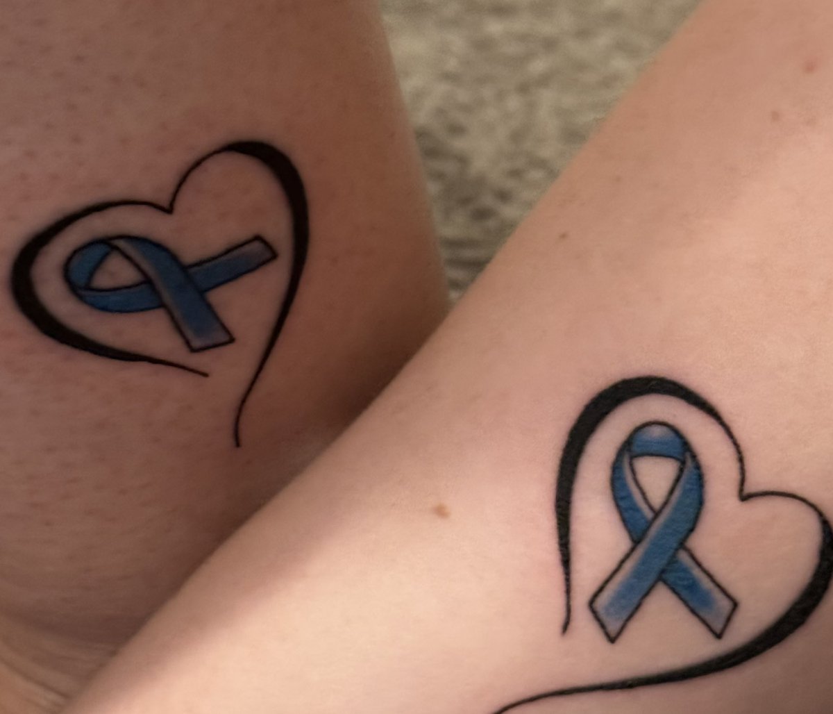 Mommy daughter date last night. 
#coloncancerawareness