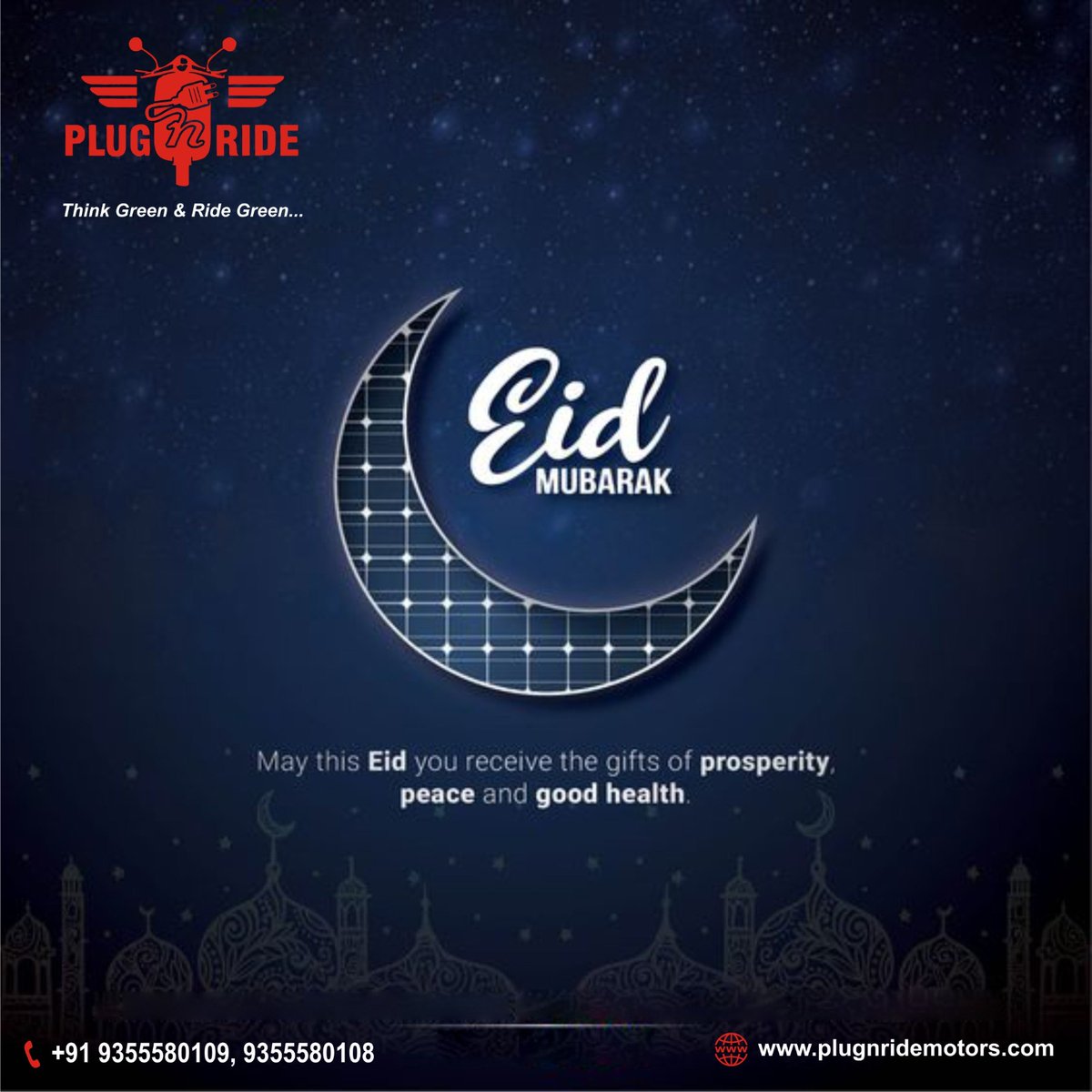 EID MUBARAK!!
CALL US TODAY - 9355580108, 9355580109
FOR MORE VISIT OUR SITE -
PLUGNRIDEMOTORS.COM
.
.
.
.
#plugnride #justgoforplugnride #electricrickshaw #electricvehicles #cycle #RickshawChallenge #indiarickshaw #BatteryRickshaw #ElectricalSkills #BatteryRickshaw