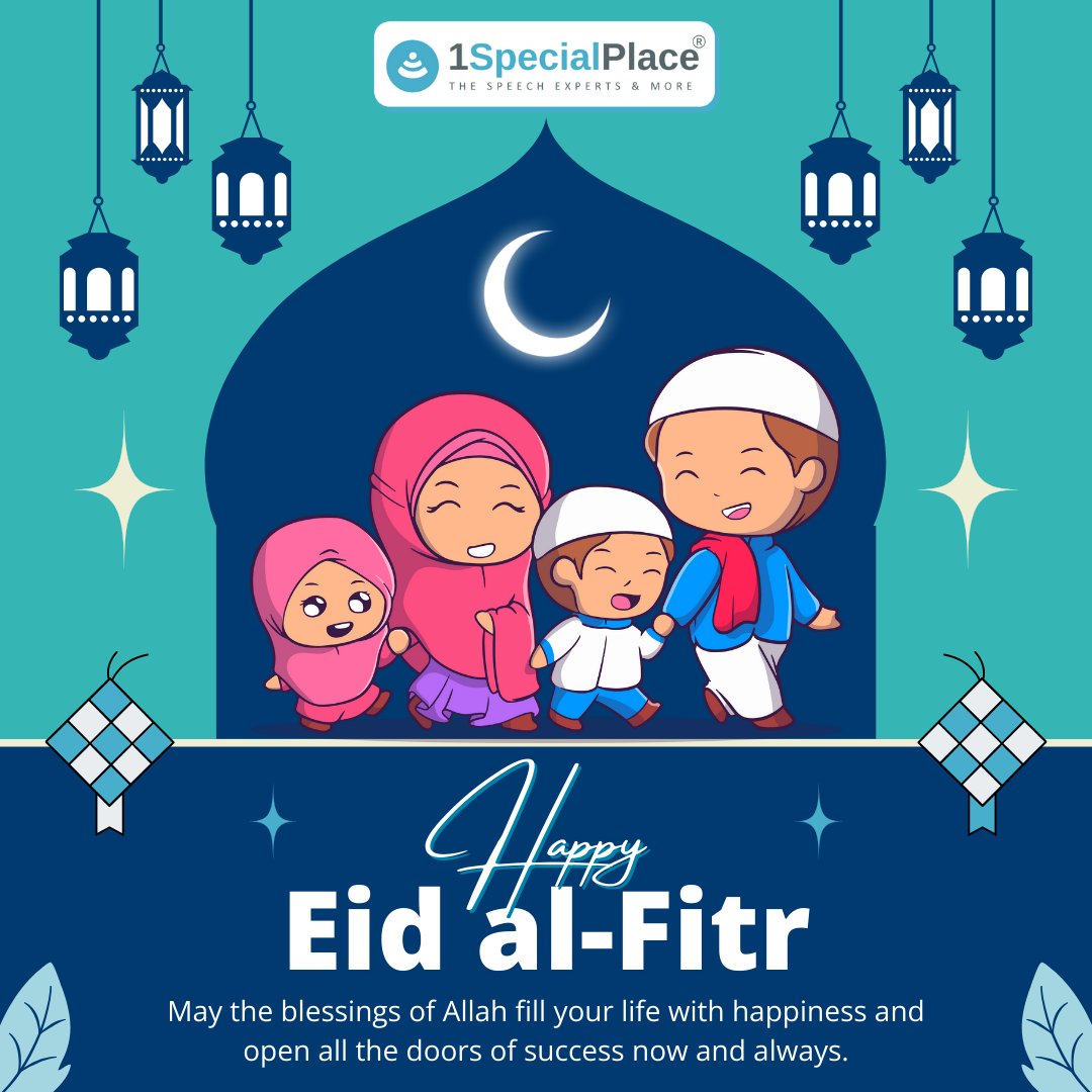 Joyful moments of togetherness and gratitude fill the air as we celebrate Eid! 🌙
✨ Wishing you all love, peace, and endless blessings on this special day. Eid Mubarak! 

#EidCelebration #BlessingsOfEid #JoyfulMoments #1SpecialPlace