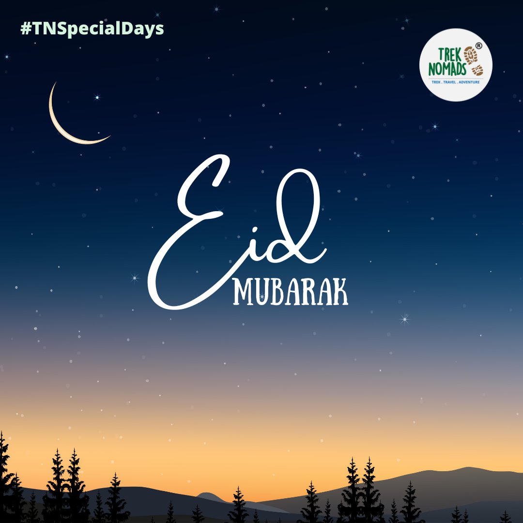 Under the same moon, we gather in gratitude and unity. Wishing you a blessed Eid filled with joy, peace, and togetherness.

#EidMubarak #TNSpecialDays #TrekNomads #TrekTravelAdventure