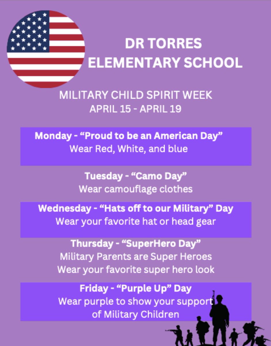 Military child spirit week! #Itstartswithus