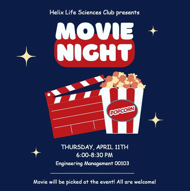 Join us for a movie night Thursday at 6pm! 🍿