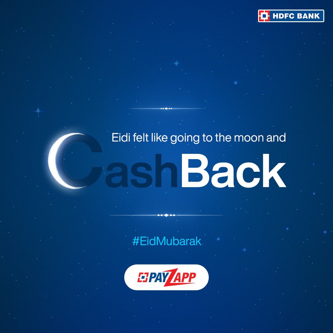Eidi gets even sweeter with cashback rewards Enjoy 1200 monthly cashbacks on Payzapp Eid PayZapp cashback...