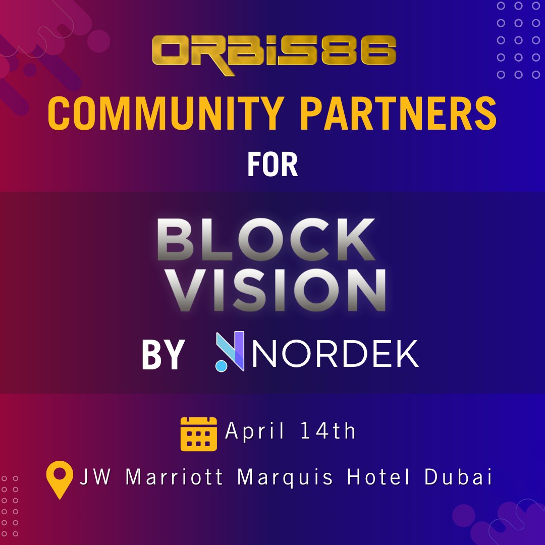 orbis86_x's tweet image. ✨Excited to announce our partnership with @officialnordek for #BlockchainVision at #Token2049 in #Dubai! Witness speakers from Ava Labs, Biconomy, Router Protocol, CredShields, Avail &amp;amp; more! 

🗓️April 14th, 2024 

🎙️Also hear from our Founder &amp;amp; CEO, @soniya_ahuja on &apos;#Blockchain…