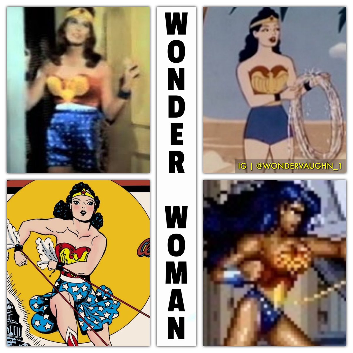 THE MANY FACES OF #WONDERWOMAN
(1941 - Present Day)
*
#LiveAction
#Animation
#ComicBook
#VideoGame
*
[Follow @wondervaughn_1 for #DC themed content]
<a href="/GalGadot/">Gal Gadot</a> #superman #batman #dceu #dcu #beauty #face #justiceleague #marvel #mcu #spiderman #xmen #xmen97 #captainmarvel #ironman