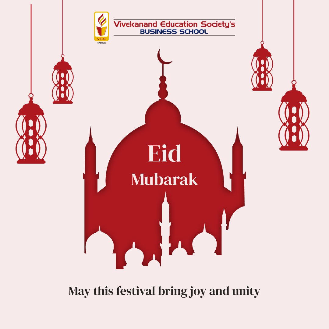 Eid Mubarak from VBS🌙✨, Wishing everyone peace, prosperity, and unity on this blessed occasion. . . . #PGDM #PGDMIndia #educational #businessschool #EidMubarak #festival #festival2024 #VBS #joy #unity #occasions