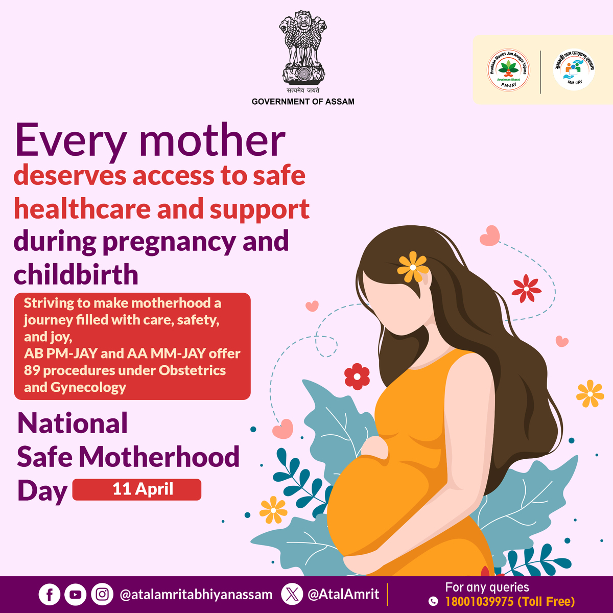 On #NationalSafeMotherhoodDay, let's celebrate the strength and resilience of mothers around the world.

From pregnancy to childbirth and beyond, let's ensure every mother receives the care and support she deserves.

#SafeMotherhood #MaternalHealth #SupportMothers