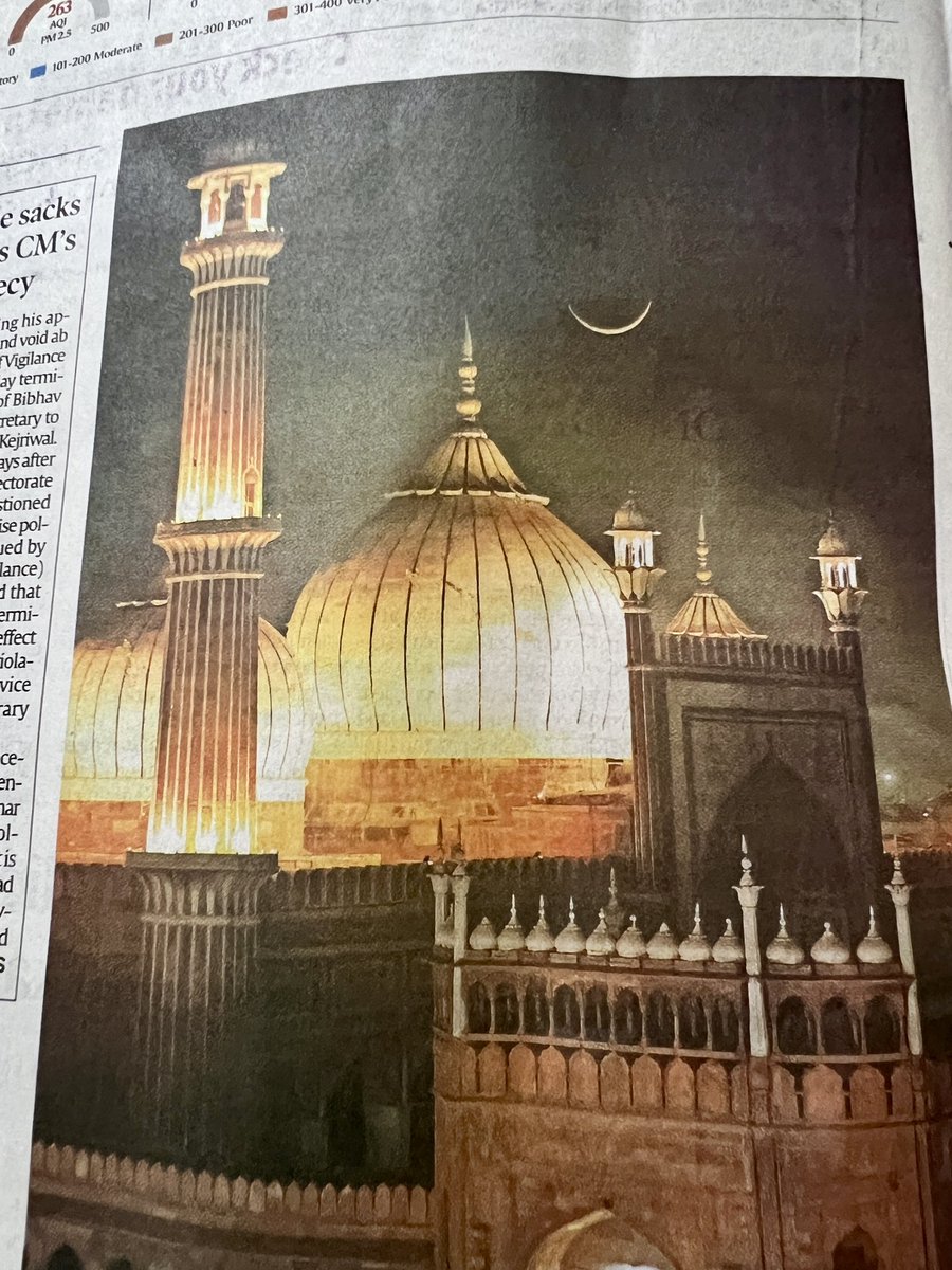 आप सब को ईद की राम राम! A very happy Eid to all! #Pic picked from @IndianExpress