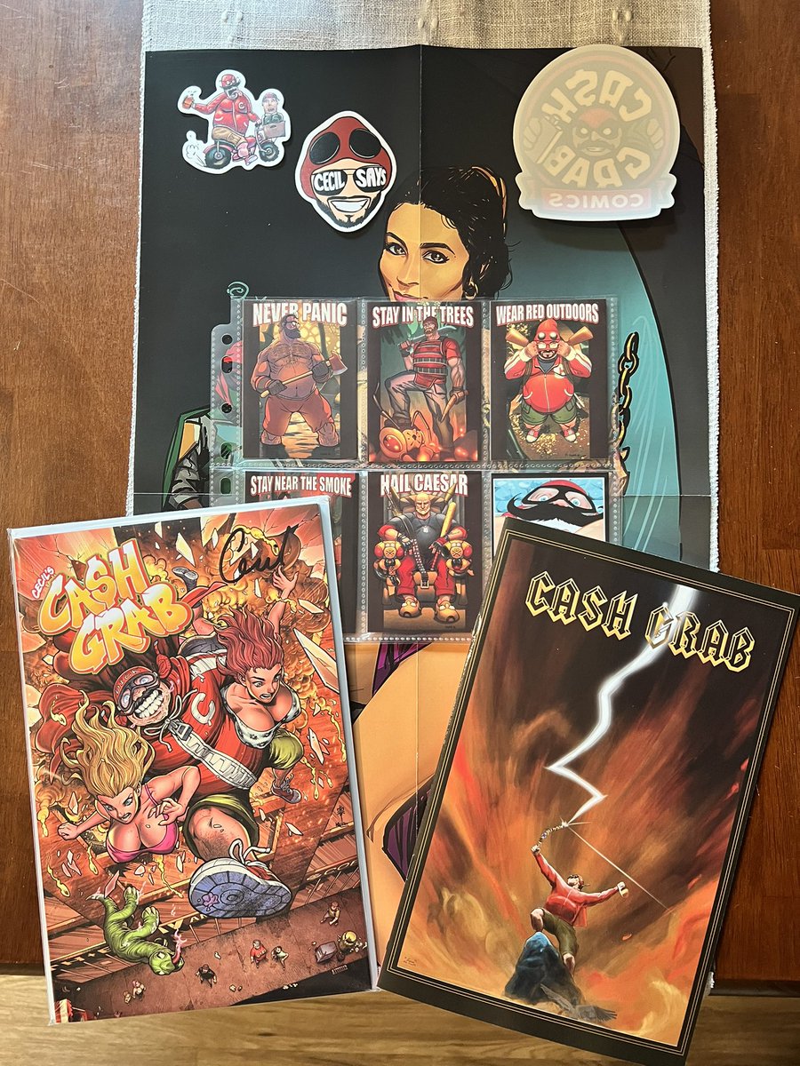 GingerNintendo's tweet photo. Got my #CashGrab from @dickandcomix and @DonalTDeLay they hooked it up! P.S. #HailCG https://t.co/Eo0LPJNoWm