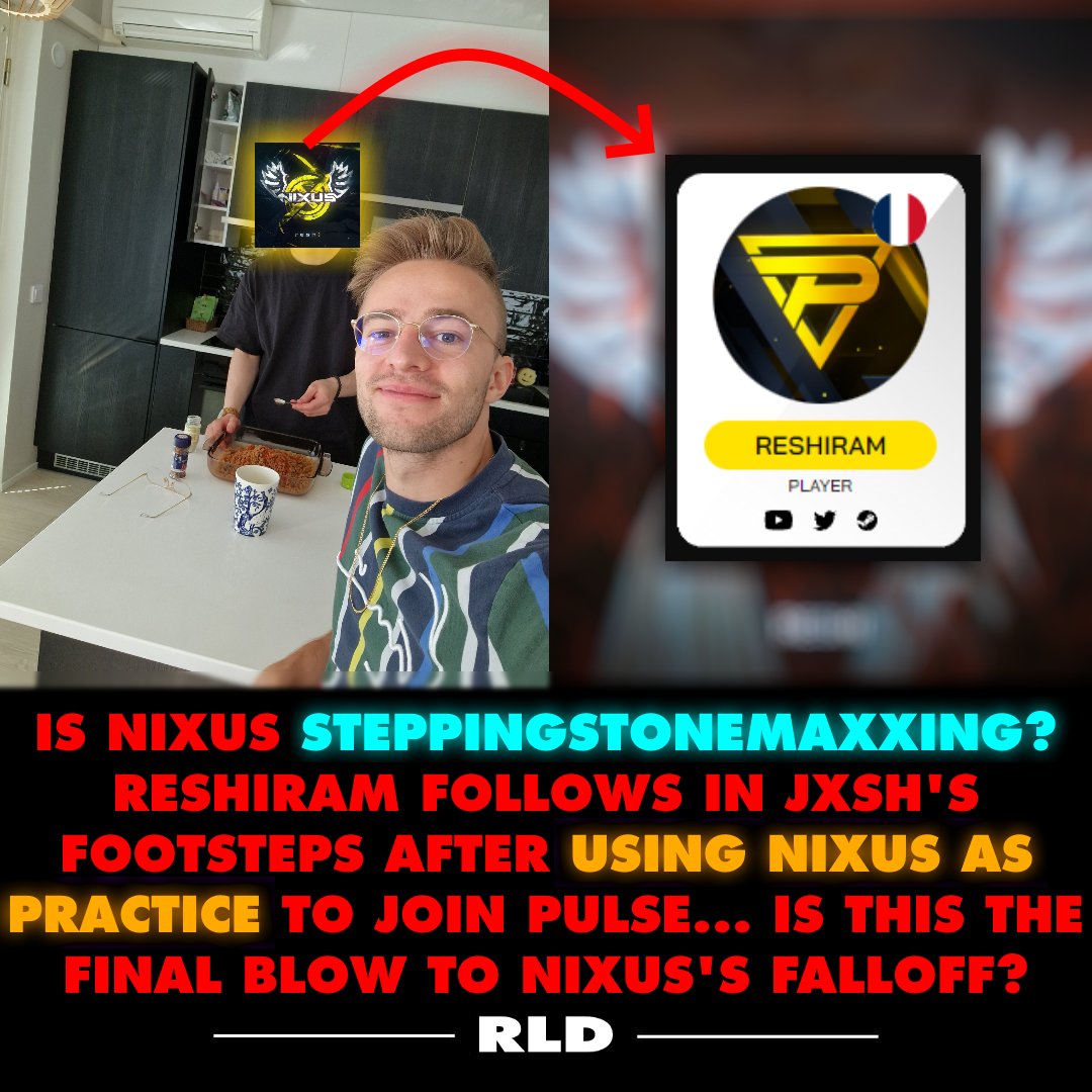 rocketleaguedaily (@daiiyrocket) on Twitter photo Is <a href="/TeamNixus/">Team Nixus</a> just <a href="/The_Pulse_Clan/">Pulse Clan</a>'s academy? Former Nixus member <a href="/reshiramrl/">reshiram</a> spotted at the PULSE HOUSE in rural Berlin... Per an official statement from Nixus, "Nixus is not a stepping stone team..." Is that ๐งข?
Follow <a href="/daiIyrocket/">rocketleaguedaily</a> for more Rocket League news coverage! ๐๐ฅ Is <a href="/TeamNixus/">Team Nixus</a> just <a href="/The_Pulse_Clan/">Pulse Clan</a>'s academy? Former Nixus member <a href="/reshiramrl/">reshiram</a> spotted at the PULSE HOUSE in rural Berlin... Per an official statement from Nixus, "Nixus is not a stepping stone team..." Is that ๐งข?
Follow <a href="/daiIyrocket/">rocketleaguedaily</a> for more Rocket League news coverage! ๐๐ฅ