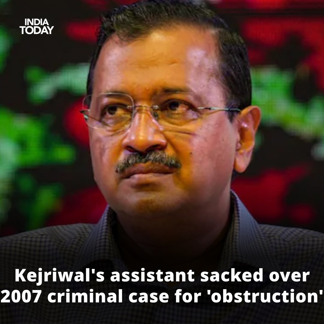 Jailed Delhi Chief Minister and AAP supremo Arvind Kejriwal's personal assistant, Bibhav Kumar, has been sacked from his services. The decision is based on a 2007 case against Kumar, which alleged him of obstructing government work and abusing or threatening the complainant.…