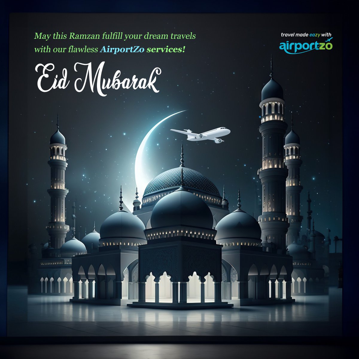 'May your travels during Ramzan ☪️ be safe and enlightening. 🙏✈️ 

#inflightexperience
#Ramzan #Ramadan2024 #RamadanWishes #RamadanGreetings #RamadanMubarak #Airportzo #Airportzoservices #Meetandgreet #Porter #Lounge #Carspa #Baggagewrapping #Buggytransfer #travelfreak