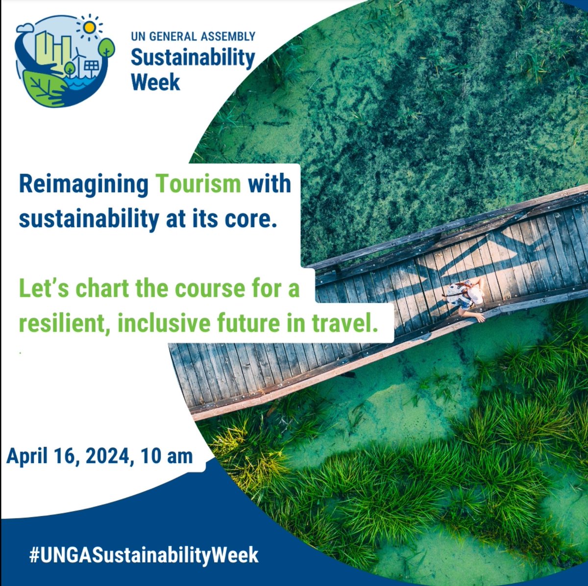 Dive into #UNGASustainabilityWeek this April 16! a day dedicated to reimagining tourism with sustainability at its core. From fireside chats on innovative business models to the launch of a groundbreaking framework for measuring tourism's sustainability, let’s chart the…