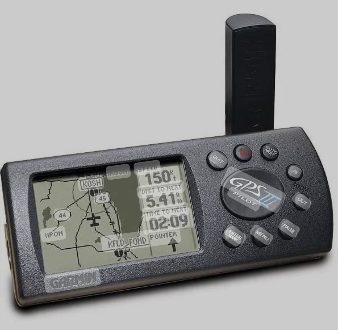 Speaking of flying 737-200’s across oceans…we used this little b&w Garmin GPS III to fly over every ocean and to every continent except Antarctica in the early 2000’s. Most 737-200 and DC9’s we ferried had no long range navigation.