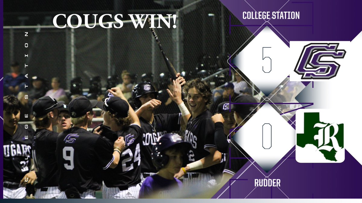 1-0 on Senior Night. Cougs take care of business at The Purple Palace

<a href="/flaterkaden/">@flaterkaden</a> 5.2 IP, 11 K, W
<a href="/MasonStory11/">Mason Story</a> 1.0 IP, 2 K

<a href="/keatongj07/">Keaton Johnson</a> 2-2, 1 RBI, 1 R, 1 HBP
<a href="/C_Lopez312/">Manuel Cristian Lopez</a> 1-2, 2 RBI