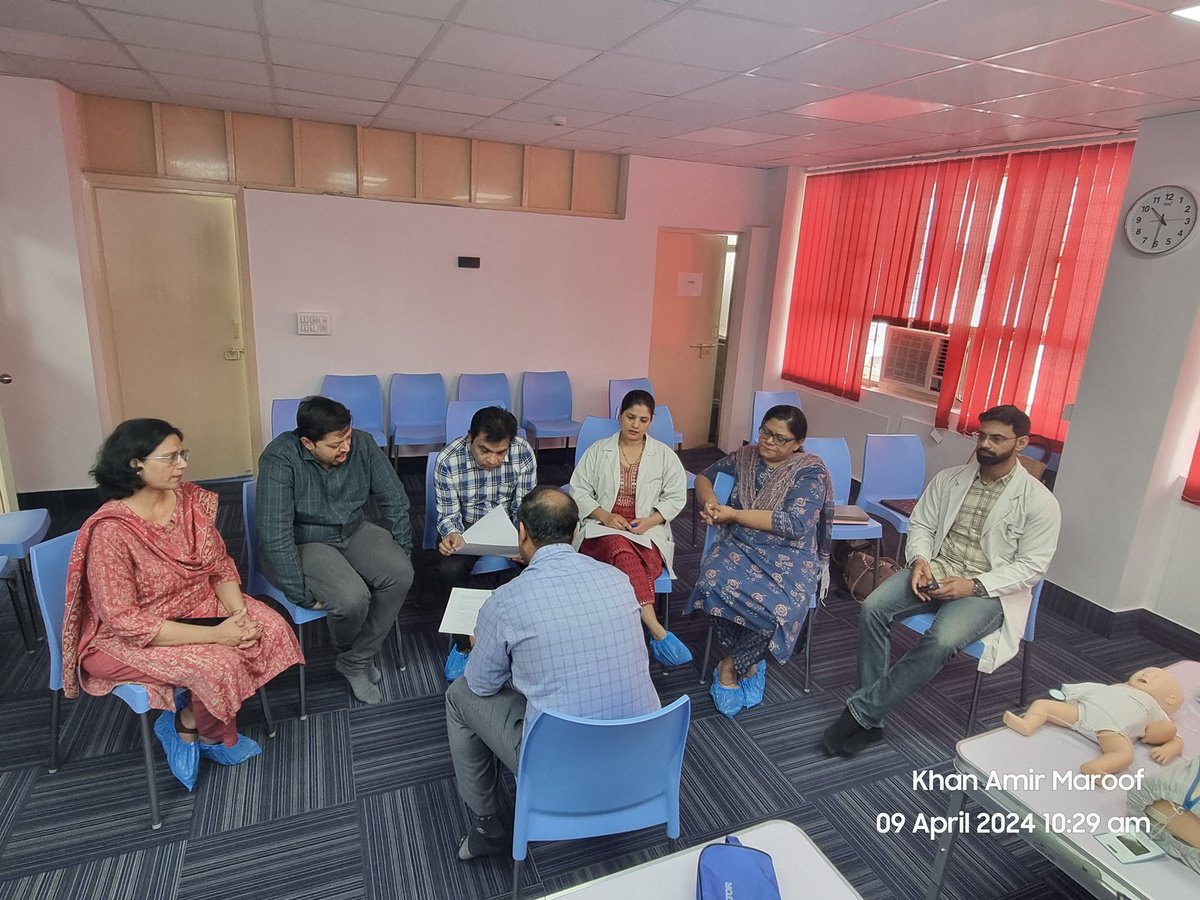 where they were instructed in the development & conducting of simulation scenarios. The workshop marks a significant milestone in the incorporation of simulation-based training into the MBBS curriculum at UCMS. Kudos to Drs Prerna Batra (Faculty I/c) & Sumita Haldar (Coordinator)