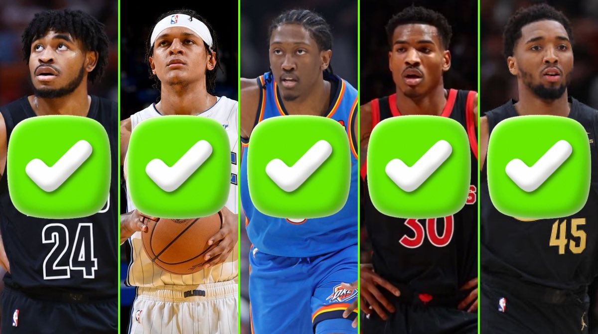 WE SWEPT 5-0, YOU KNOW WHAT THAT MEANS! 🧹🤑

$250 to TWO people who LIKE+RT &amp; drop their CASHAPPS below! 💚🔄💬

Cam Thomas "U" 8.5 RA (-125 CZR) ✅
Paolo Banchero "U" 6.5 1Q Points (-125 FD) ✅
Jalen Williams "U" 4.5 Assists (-130 bet365) ✅
Ochai Agbaji "U" 19.5 PRA (-129 PIN)