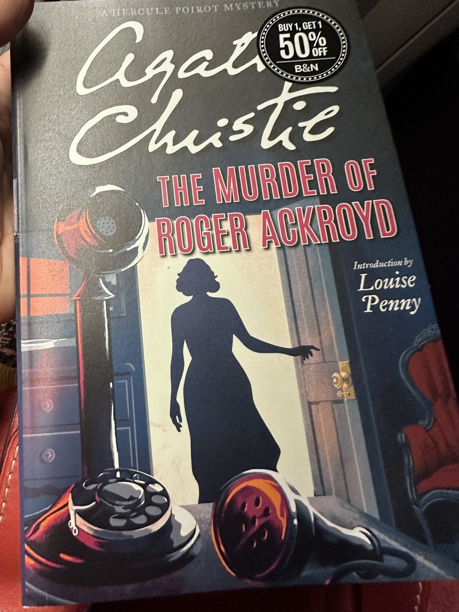 On the train to San Diego for a short visit. About to begin reading The Murder of Roger Ackroyd by Agatha Christie. Did anyone read it?