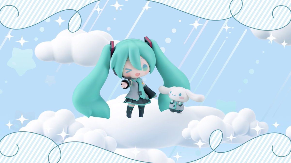 ￣￣￣￣￣￣￣￣￣￣￣
ねんどろいど 初音ミク
シナモロールコラボVer.
＿＿＿＿＿＿＿＿＿＿＿

2024年5月発売予定です🎶

#初音ミク #シナモロール #シナモン
#サンリオ #goodsmile #ねんどろいど