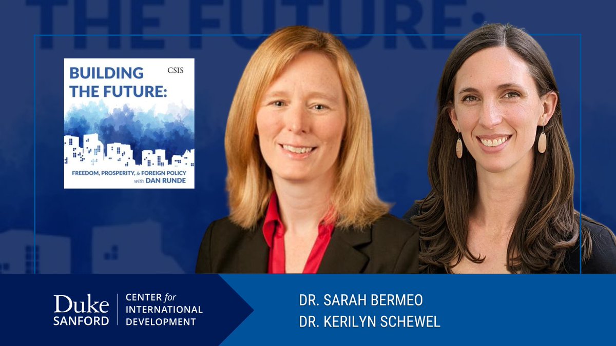 Sarah Bermeo & @KerilynSchewel discuss climate-related migration and adaptation funding on @CSIS Building the Future: Freedom, Prosperity, and Foreign Policy podcast 🎙️csis.org/podcasts/build…