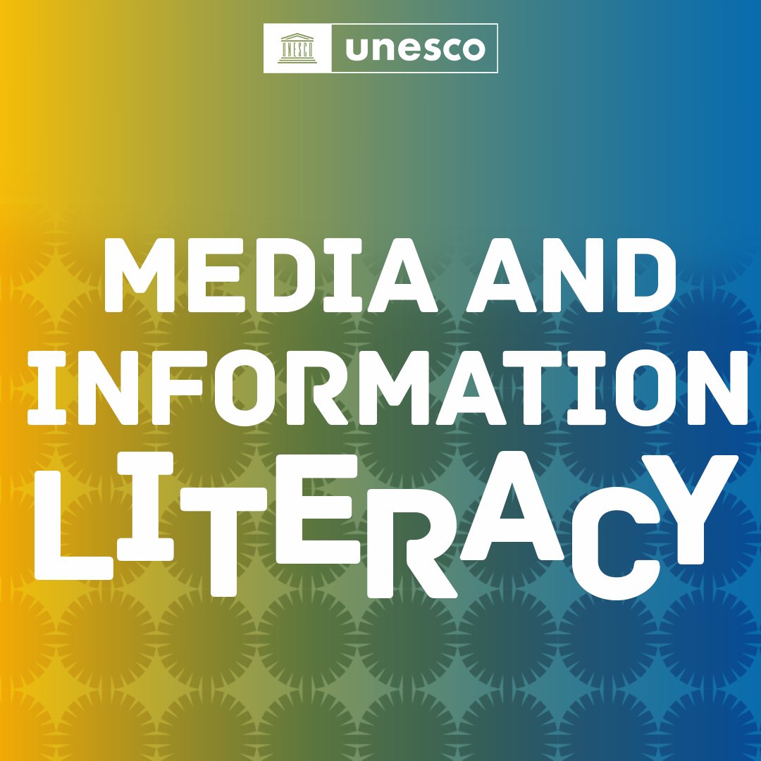 🎧 Listen to the new @UNESCO #podcast “Think Critically, Click Wisely”. Learn practical tips to identify mis- & disinformation. Discover how to combat #HateSpeech, and protect online privacy through Media & Information Literacy skills. 👉 unesco.org/en/podcasts/me…