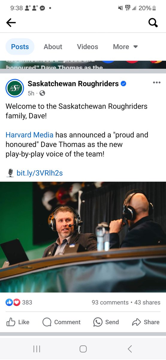 Dave Thomas (@_sportsdave) on Twitter photo Just wanted to take a moment to thank the incredible teams at <a href="/GOHarvardMedia/">Harvard Media</a> and the <a href="/sskroughriders/">Saskatchewan Roughriders</a> for welcoming me and my family with open arms!
To those who allowed me to learn from them to help achieve this goal thank you.
And to all who messaged thank you. I will respond Just wanted to take a moment to thank the incredible teams at <a href="/GOHarvardMedia/">Harvard Media</a> and the <a href="/sskroughriders/">Saskatchewan Roughriders</a> for welcoming me and my family with open arms!
To those who allowed me to learn from them to help achieve this goal thank you.
And to all who messaged thank you. I will respond