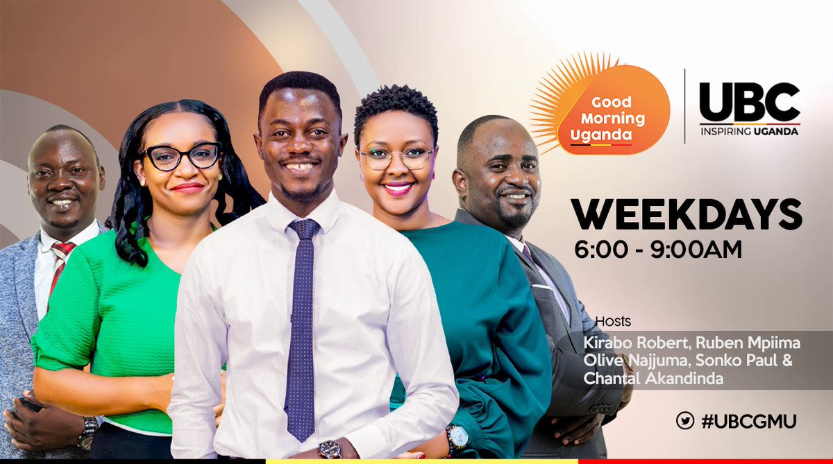 Rise and shine Uganda!       

 Tune in for a trail of positivity and energy to kickstart your day!  

watch live ~ youtube.com/live/gPvReGeyu…
Tune in! | #UBCGMU