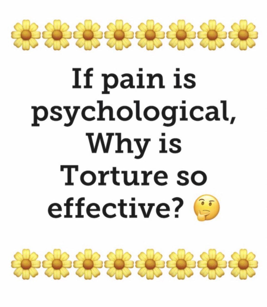 SO do they train soldiers not to feel torture? What vile pigs! I hope they face karmic justice. Some of them MUST know real pain & take real meds while doing this to others.