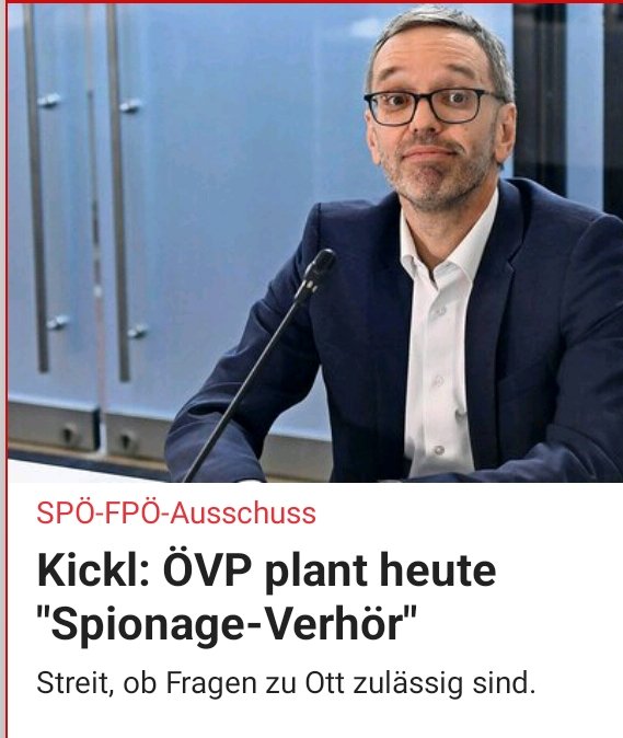 @volkspartei @FPOE_TV Hat die ÖVP bewusst zum jetzigen Zeitpunkt die Spionage Affäre Ott zum platzen gebracht um Kickl im UA in die Zange nehmen zu können? Hanger, welcher nur ein Mini-Kickl ist, wird das aber nicht gelingen. Ob das nicht ein Bumerang für die ÖVP wird?