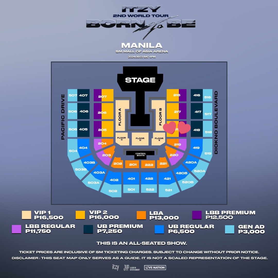 mujidaruma's tweet photo. wts lfb ph
itzy born to be manila

— (1) vip 2 section 218 C3 (same price inc. online fee)

rfs: secured adjacent seats

dm for more details! https://t.co/iwvwYXXE9q