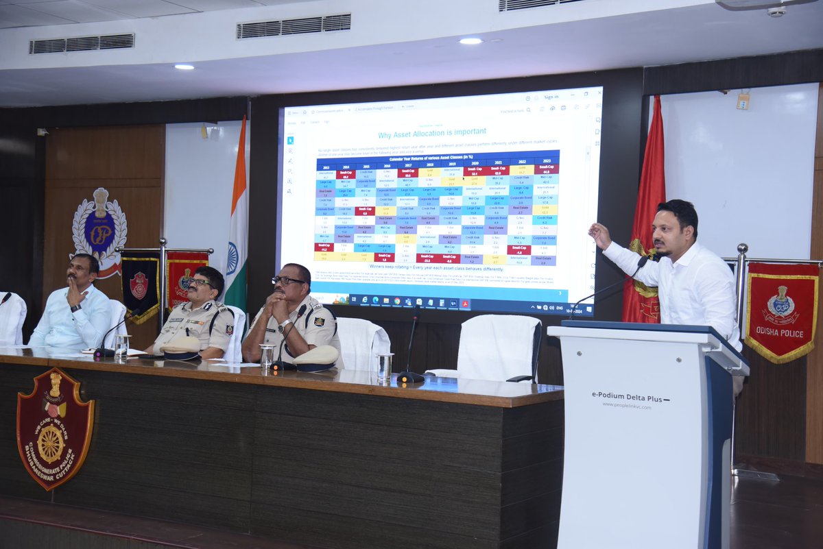 A KICEP session was held on Financial Literacy for Police Personnel enhancing and educating them the necessity of investment for future.