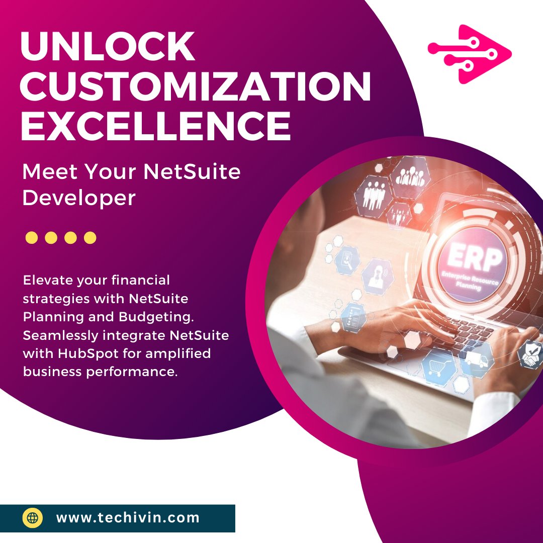 techivin2015's tweet photo. Discover the power of customization with Techivin. Partner with our NetSuite Developer to enhance your financial strategies using NetSuite Planning and Budgeting. Seamlessly integrate with HubSpot for optimal business performance. #CustomizationMatters #BadeMiyanChoteMiyan https://t.co/5icWDUuQUF