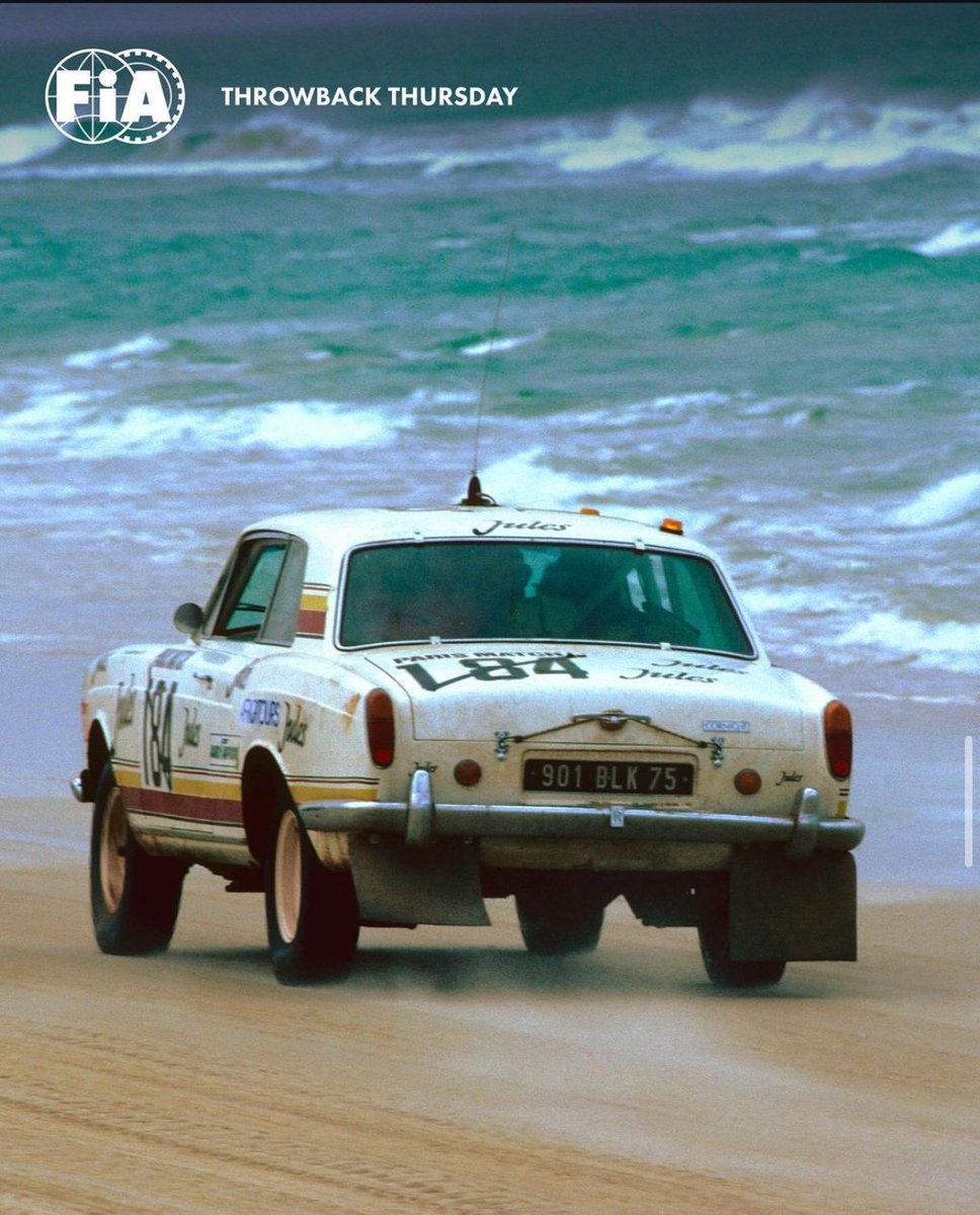 Dakar 1981, onboard with Thierry de Montcorgé in his Rolls Royce Corniche Dakar.

The smooth 6.75 liter engine was swapped for a Chevy V8 crate motor. 

To save weight, the chassis and transmission were replaced by one from a Toyota HJ45 Land Cruiser. 

The original flying lady…