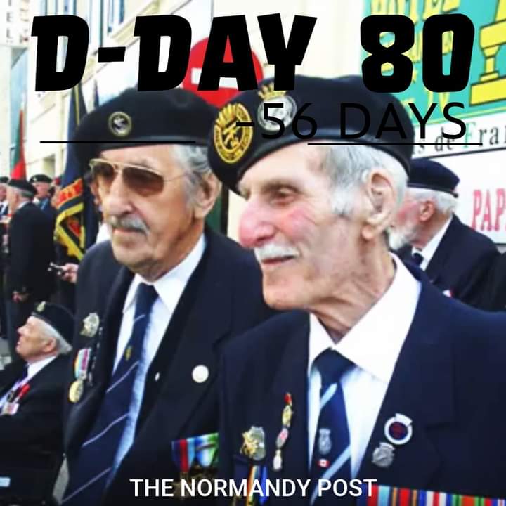 D-Day 80 (-56 days). #DDay #DDay80 #wewillrememberthem