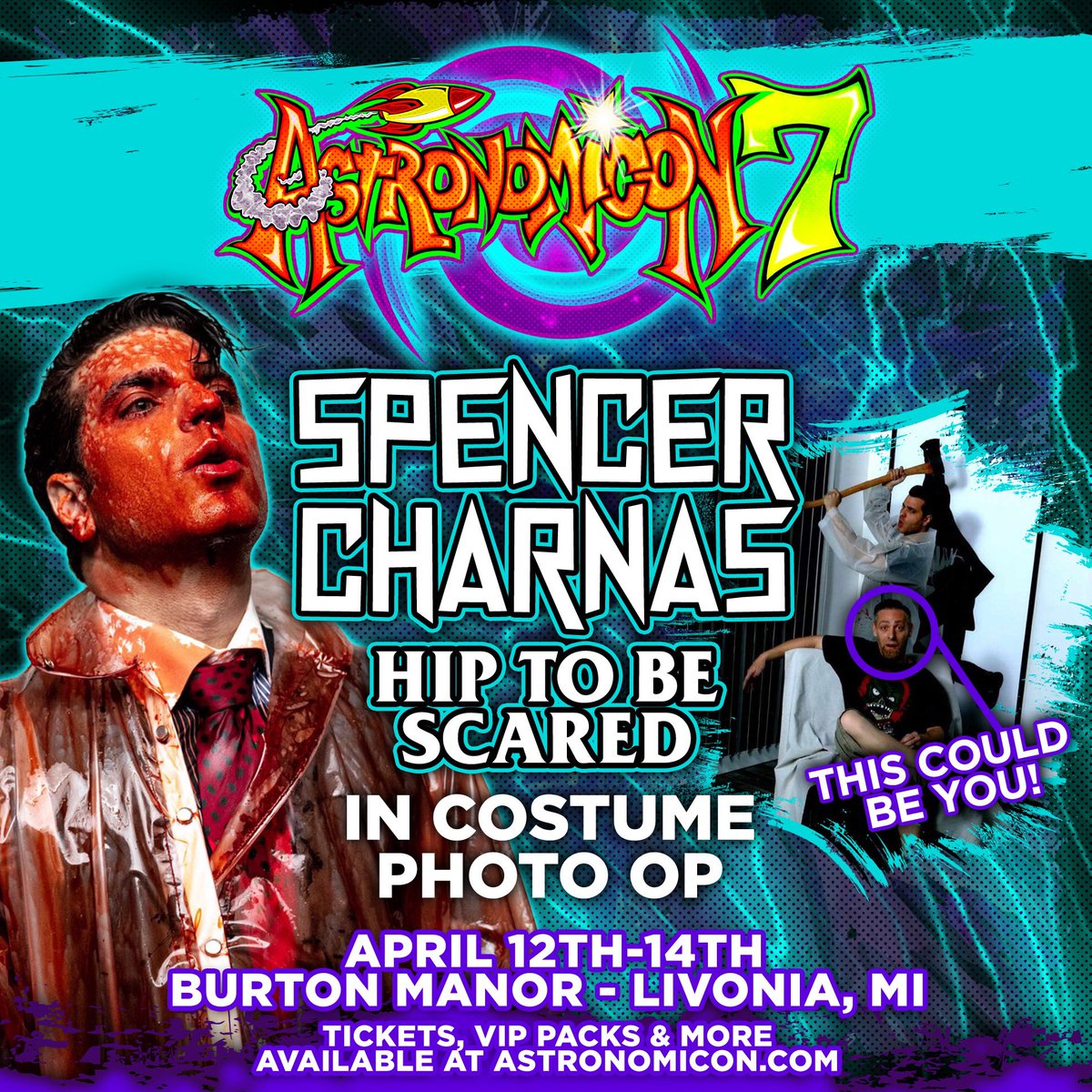 MICHIGAN PSYCHOS: I’ll see you this weekend at @AstronomiconMI! 🪓🪓