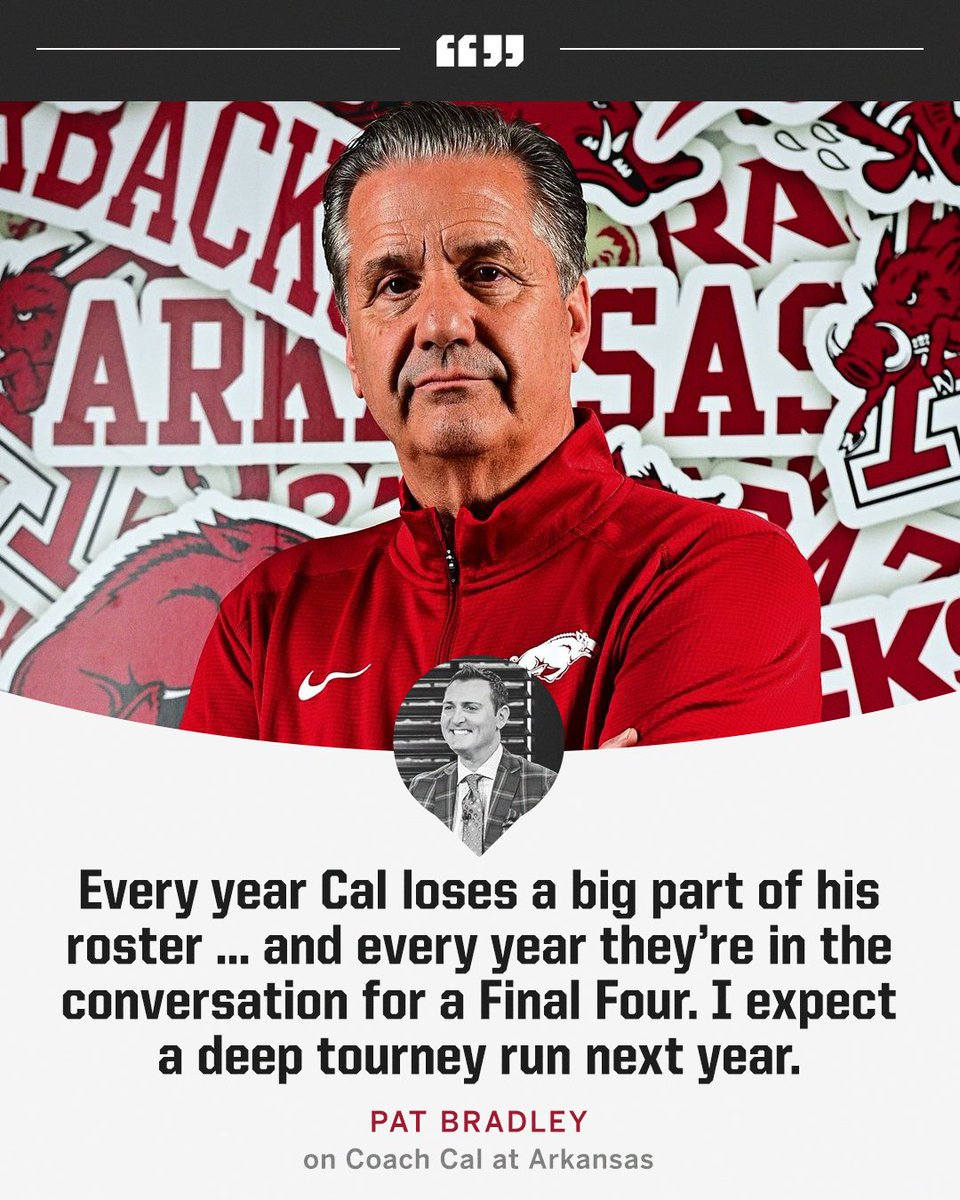 How far can Coach Cal take Arkansas in year one? 🤔 (📸 @RazorbackMBB)