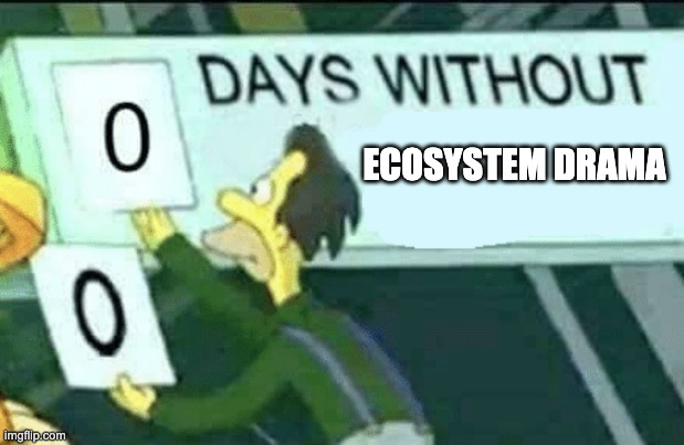 It's a bull market, tensions are high and everyone shitting on each other on the TL. Take a deep breath, log off twitter and get back to building