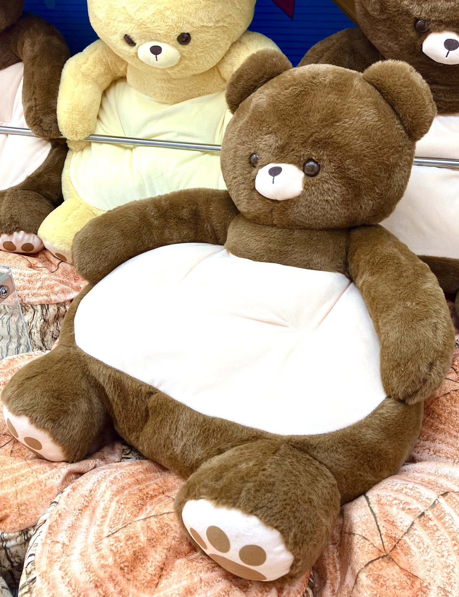 くまくみゃちゃん おかおクッション うさくみゃちゃん/くま