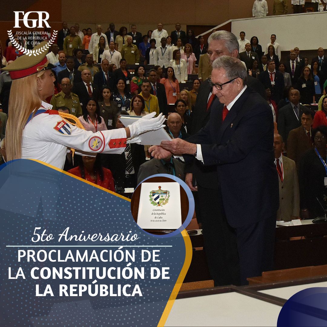 Raúl Castro Ruz | «La Constitución que proclamamos hoy es continuidad de aquella primera, en tanto salvaguarda como pilares fundamentales de la nación la unidad de todos los cubanos y la independencia y soberanía de la patria» #ProyectoMemorias ⚖ 🧵 (2/2)