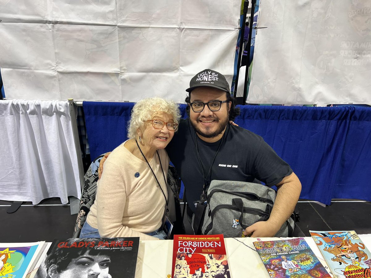 Trina Robbins would want you to support women in comics and fight for whats right. I'm grateful that @romancecomicbks got me connected with her to bring her last PP anthology benefit to life.