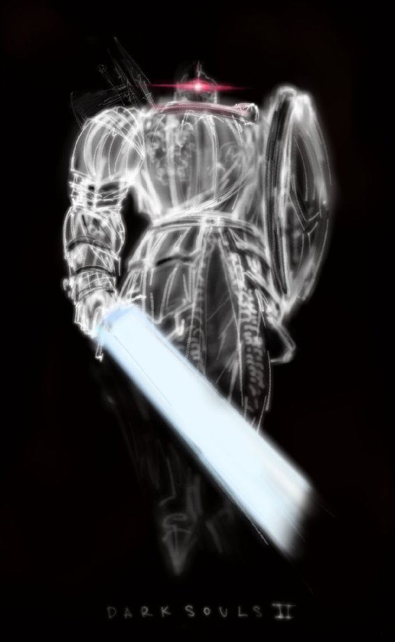 the rare dark souls 2 fanart🤠